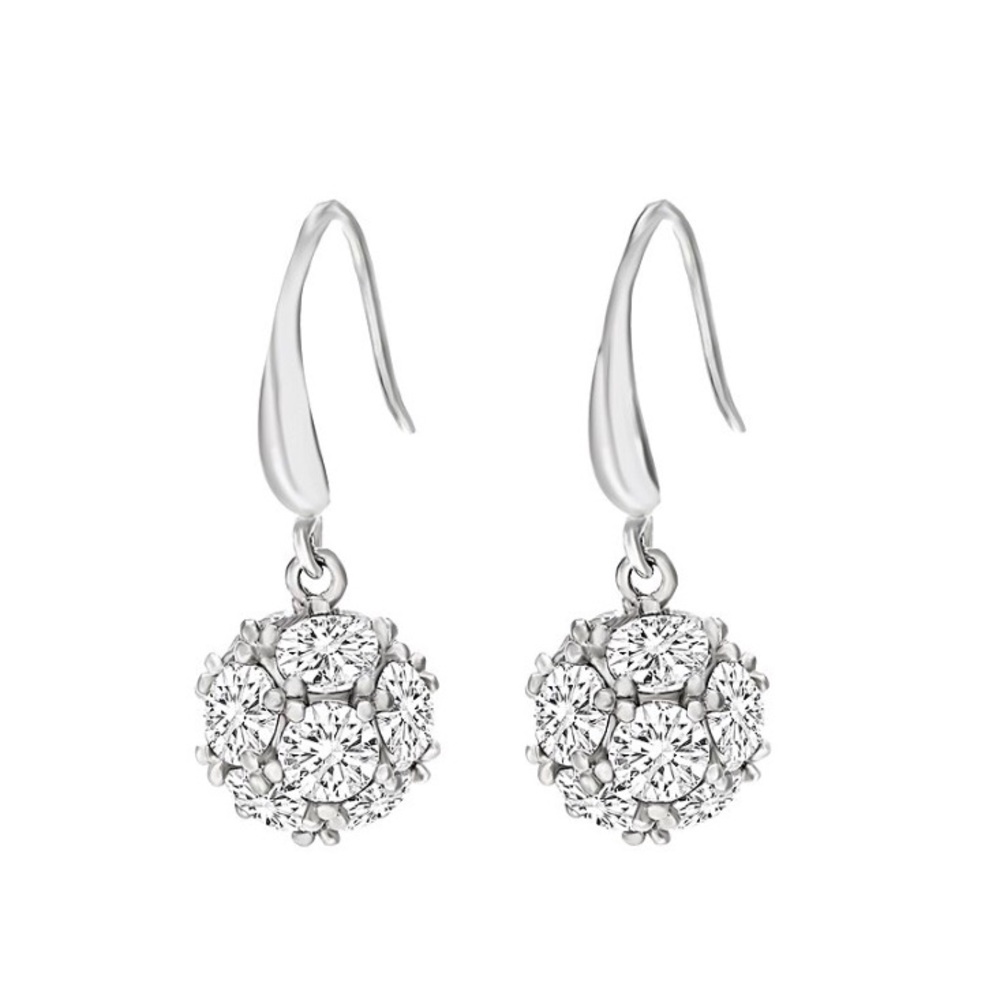 💎NWT CZ  fireball drop earrings💎